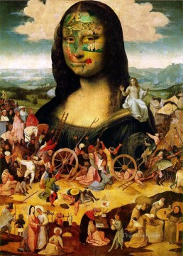 Mona Lisa Bosch fantaisie Peinture à l'huile